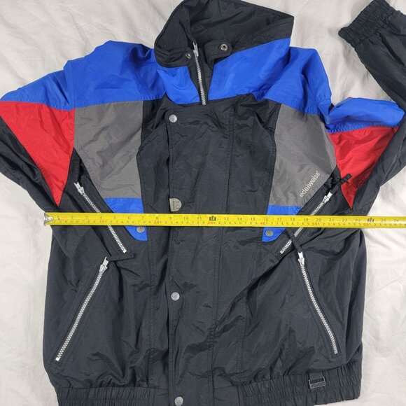 Edelweiss Skiwear Mens Large Black Jacket Snowboarding Winter Outdoors Casual - Picture 7 of 10